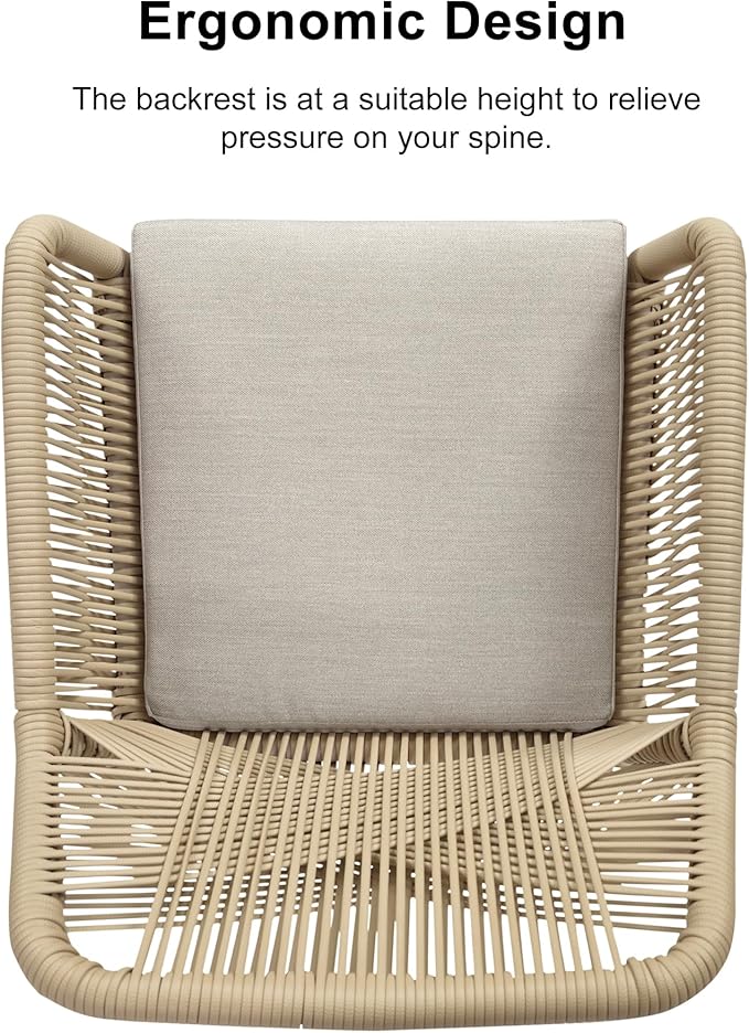 PURPLE LEAF 9 Pieces Outdoor Dining Set All-Weather PE Rattan Outdoor Patio Furniture Set with All Aluminum Frame Square Table and Chairs Set for Lawn Garden Backyard Deck, Teak