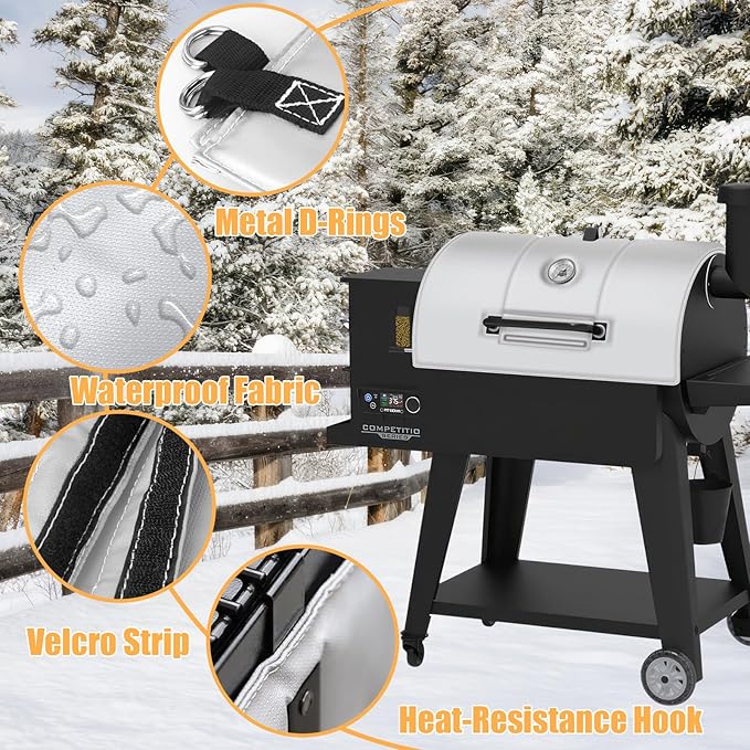 Grill Blanket for Pit Boss 800, Pro 820 and Pro 850 Series Wood Pellet Grills, Thermal Insulated Blanket Warmer for it Boss 67342, 820FB, 820S, 820SC, Ideal for Outdoor Grilling
