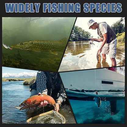 Fishing Lures for Bass Trout Topwater Multi Jointed Swimbaits Slow Sinking Bionic Swimming Lures Bass Freshwater Saltwater Bass Lifelike Fishing Lures Kit