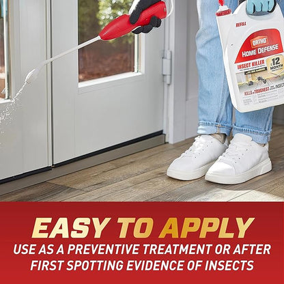 Ortho Home Defense Insect Killer for Indoor and Perimeter Refill2, Controls Ants, Roaches, Spiders and More, 1 gal