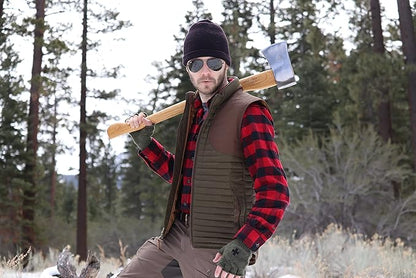 1844 Helko Werk Germany Classic Forester - 3.5 lb Felling Axe - Made in Germany Multi-Purpose Cutting and Felling Axe for Felling Trees, Splitting Wood - Head 3.5 lbs, Handle 31 in.(Forester) #10495