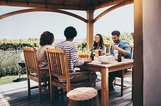 Handy Home Products 19360-6 Brezina Gazebo 12'x12' Cedar Pavilion (Amazon Exclusive)