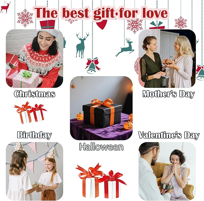 Stained Glass Window Hanging 4 Pcs Set Purple Flower Theme 6.3" - Tulip Suncatcher Door Garden Sun Catcher Decor Birthday Christmas for Plant Lovers Woman Nana Men