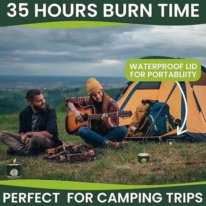 2 Mosquito Candles for Outside. Citronella Candles Outdoor Large. DEET Free with 5 Natural Essential Oils. Insect Fly Bug Candle Repellent Outdoor. Mosquito Repellent Candle Indoor Home Patio Camping