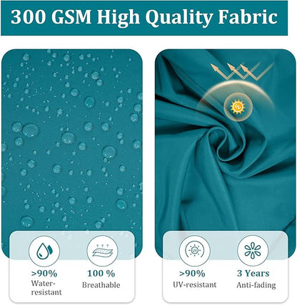 Chaise Lounge Cushions Outdoor Furniture 80 x 26 Inch Patio Lounge Chair Cushions 4'' Thick Waterproof Outdoor Chaise Cushion Weather Resistant Pool Lounger Cushion(Turquoise)