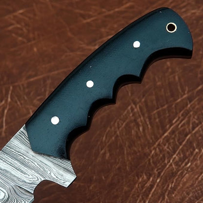 Poshland REG-166 Custom Handmade Damascus Steel kukri Knife - Perfect Grip G10 Handle