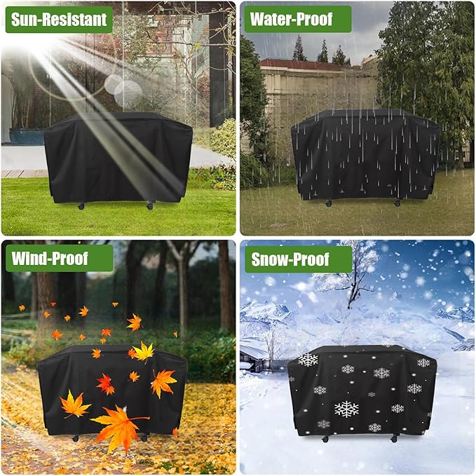 Grill Cover for Weber Slate 30 Inch Rust-Resistant Griddle, Heavy Duty Waterproof 600D Webber Slate Griddle 3-Burner Gas 30 in. Flat Top Griddle Cover Outdoor Black