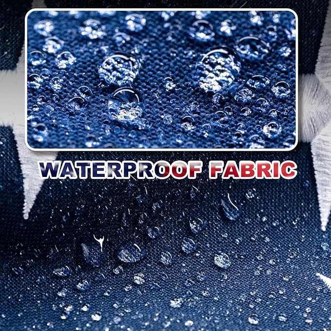 American Flag 2.5x4 FT TearProof Series, Heavy Duty Tough Spun Polyester USA Flags High Wind for Outside Outdoor with Durable Embroidered Stars Sewn Stripes Brass Grommets