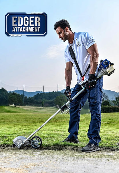 Wild Badger Power Edger Lawn Tool 9" 2T Cutting Blade Lawn Edger Attachment up to 2.2" Depth