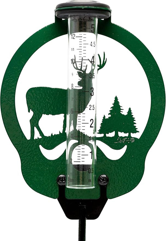 SWEN Products Deer Rain Gauge