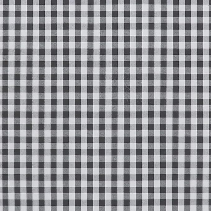 RSH DECOR: Square Throw Pillows Set of 2 | 20” x 20” | All-Weather Spun Fabric | Water and Fade-Resistant | Outdoor Accent Pillows for Patio Furniture | Dawson Pewter Black Plaid
