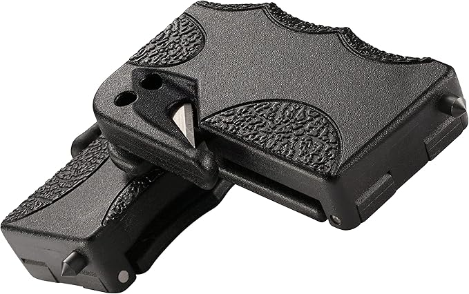 CRKT Exitool Emergency Multitool: Automotive Safety, Seat Belt Strap Cutter, Steel Window & Glass Breaker, Clips to Seat Belt 9031
