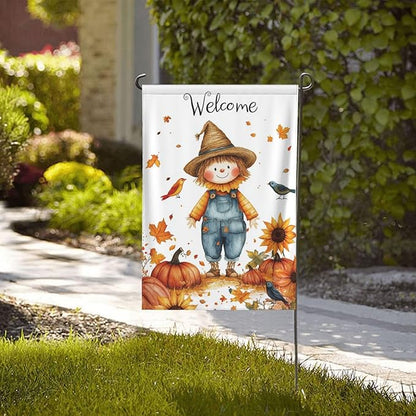 Fall Sunflower Garden Flag Vertical Double Sided Outdoor Yard Flags 12.5x18 Inch Burlap Banners Vertical Double Sided for Outdoor Decor Lawn