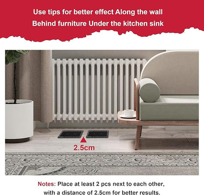 Glue Mouse Traps Indoor for Home -12 Pack Sticky MouseTraps Indoor for Safe Home Pest Control. Pre-Scented, Non-Toxic Glue Boards for Mice, Mouse & & Insects. Easy to Use