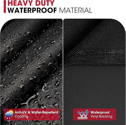 Unicook Outdoor Pizza Oven Cover Compatible with Ninja Woodfire Pizza Oven OO100 Series, Heavy Duty Waterproof Fade Resistant Dust Protector for Portable Tabletop Small BBQ Grills