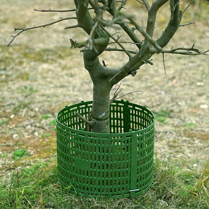 18pcs Tree Trunk Protector, Tree Guards Trunk Protector with Twist Ties, Resizable for Various Size Trees or Plants, Preventing Tree Bark Damage from Pruners, Mowers, and Rodents
