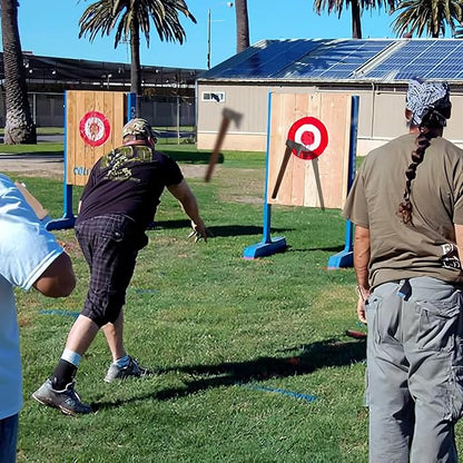 Competition Throwing Axe, 3 Pack 16.5" Throwing Axes with 1065 High Carbon Steel & Hickory Wood Handle, Perfect for Axe Throwiing Game, Competition and Recreation, Gift for Men