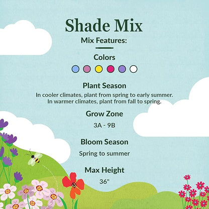 Ferry-Morse Shade Mix Bulk Flower Seeds, 1lb