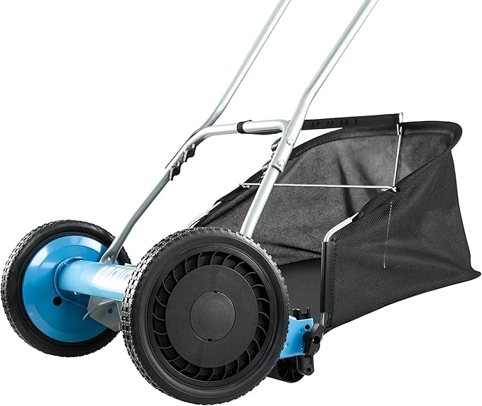 American Lawn Mower Company 20-Inch 5-Blade Walk Behind Reel Mower with Grass Catcher