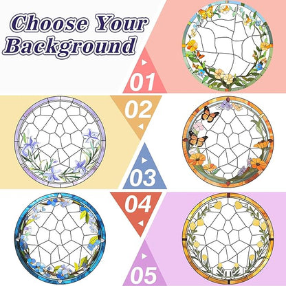 Personalized Pet Suncatcher, Loss of Pet Sympathy Gift Dog, Dog Memorial Gifts, Cat Memorial Gift, Pass Away, Remembrance, Bereavement Gifts for Dogs Lovers or Cats Lovers - Pattern B