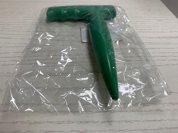 Seed Planter Tool, 6.9" Dibber Garden Tool, Plastic Seed Dibbler for Planting, Bulb Digger Garden Planter with Handle for Sowing Seeds, Planting, Bulbs, Digging (Green)