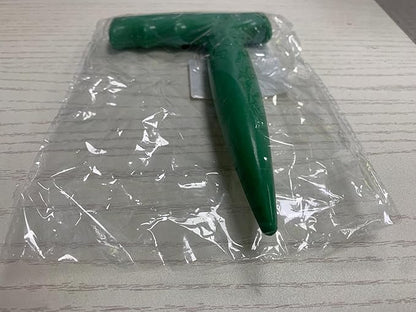 Seed Planter Tool, 6.9" Dibber Garden Tool, Plastic Seed Dibbler for Planting, Bulb Digger Garden Planter with Handle for Sowing Seeds, Planting, Bulbs, Digging (Green)
