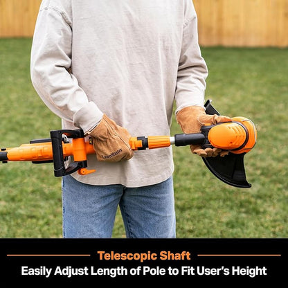 LawnMaster CLGT2410S 24V 10" Cordless String Trimmer Weed Eater 2.0AH Battery & Charger Included