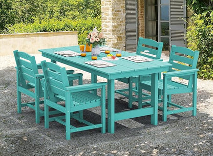 SERWALL Patio Dining Chair Set of 2, Aruba