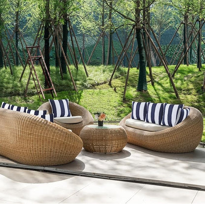 JMGBird Pack of 2 Decorative Pillows with Inserts Outdoor Pillows for Patio Furniture,18x18 Inch Throw Pillow for Couch, Bed, Sofa, Bench, Chair