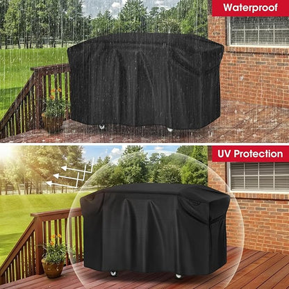 Unicook 5482 Griddle Cover for Blackstone 36 Inch Cooking Station with Hood, Unique UV Resistant Waterproof Vinyl with Polyester Lining, Outdoor Flat Griddle Grill Cover for Blackstone 1899, 1902