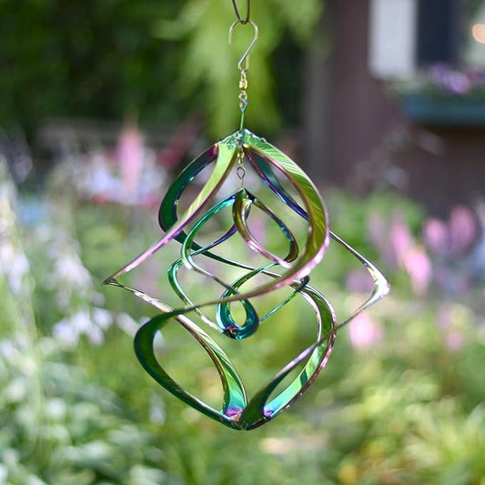 Red Carpet Studios The Original Double Helix Cosmix Wind Spinner, 14-Inch, Rainbow