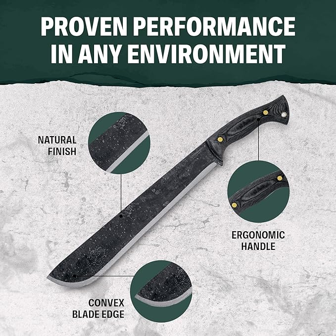 Condor Tool & Knife Outdoor Machete with Micarta Handle