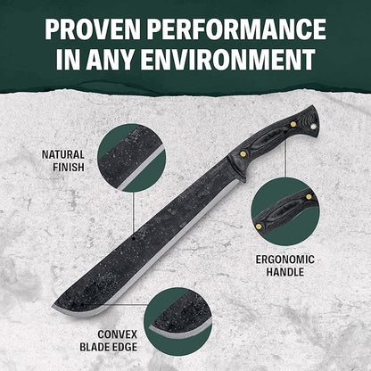 Condor Tool & Knife Outdoor Machete with Micarta Handle