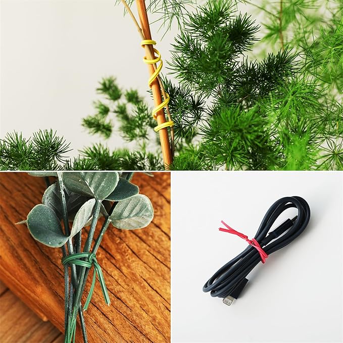300 pcs 5 inches Black Plastic Twist Ties, Cable Ties, for Bags, Gardening Tools