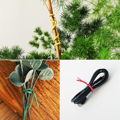 300 pcs 5 inches Black Plastic Twist Ties, Cable Ties, for Bags, Gardening Tools