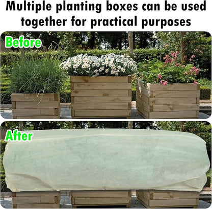 Rectangular Plant Protection Cover, Winter Outdoor Garden Plant Frost Protection Blanket, Plant Frost Protection Cover, Plant Protection Wrap Cover, 1 Piece, 102 x 51 x 19.7 Inches