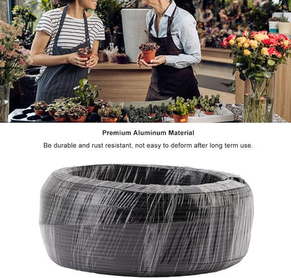 Bonsai Aluminum Wire, 1kg Stable Bonsai Shaping Wires Aluminum Bonsai Plant Training Wire Wires Tools for Bonzai Trees Indoor (Black 2.5mm)