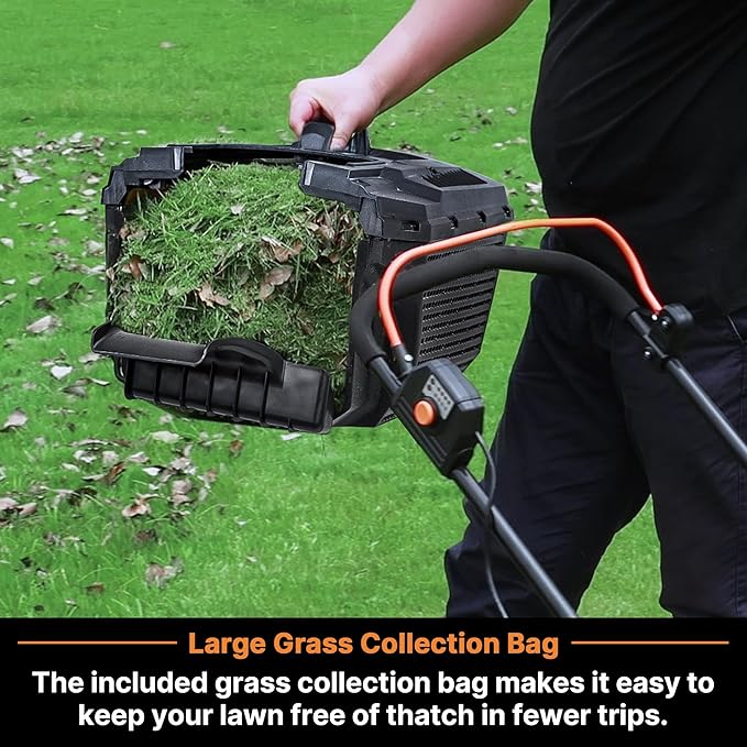 LawnMaster 20VMWGT 24V Max 13-inch Lawn Mower and Grass Trimmer 10-inch Combo with 2x4.0Ah Batteries and Charger