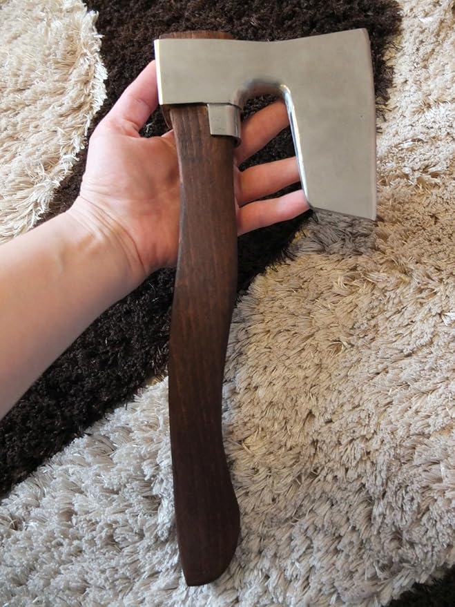 Stainless Steel Bearded Axe/Hatchet Metal Guard Custom Made Handle