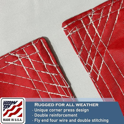 California Republic State State Flags 3x5 Outdoor Heavy Duty Double Sided Nylon Vivid Color Anti-Fading with 2 Brass Grommets for Home/Company/Indoor Outdoor Decoration