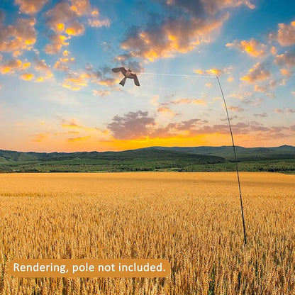 eyijklzo Bird Scarer Flying Kite Crops Farm Flying Bird Hawk Flying Kite