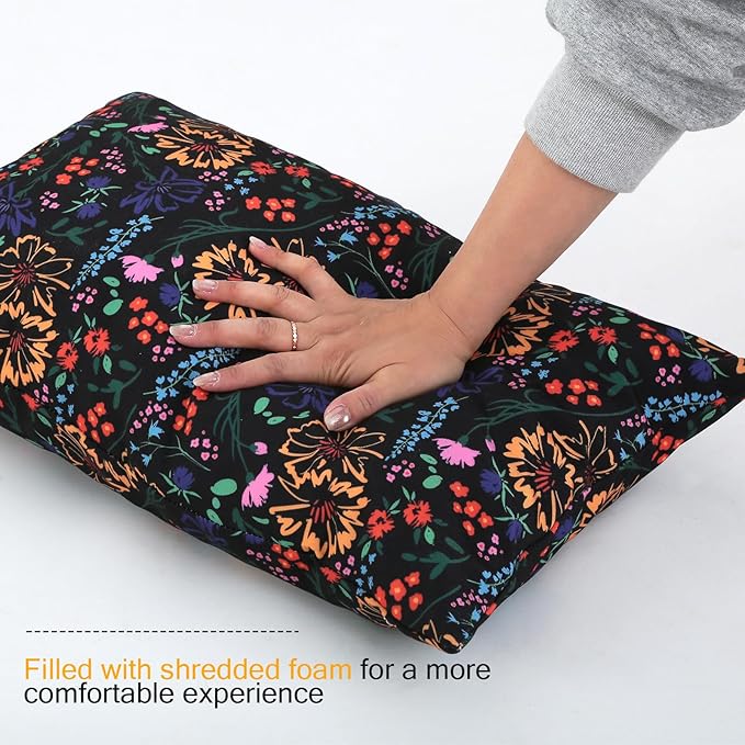 idee-home Outdoor Pillows with Inserts Included, Patio Outside Lumbar Pillows Waterproof Set of 2, 12 x 20 inch