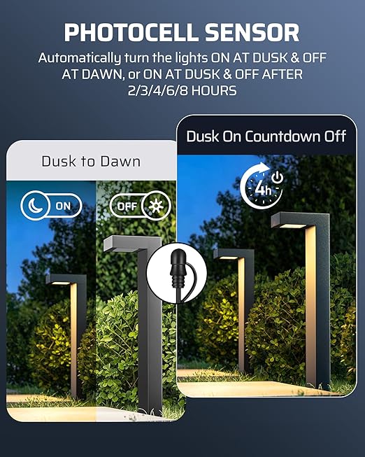 DEWENWILS 300W Low Voltage Landscape Transformer with 2 Zones, 120V AC to 12V DC, Low Voltage Transformer with Remote, Photocell Sensor & Timer, Outdoor Landscape Lighting for Spot Light Steplight