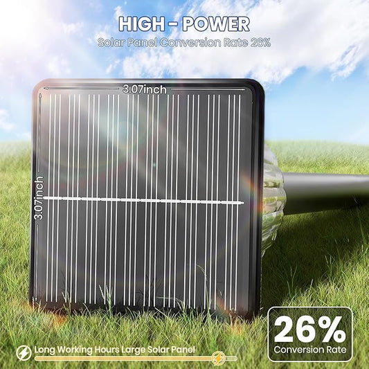 HIGH-POWER 2-in-1 Warm&Cold,3000/12000K 6 Pack Solar Pathway Lights,SUPER BRIGHT Solar Lights Outdoor IP65 Waterproof ,Up to 28 Hrs Solar Walkway Lights for Yard,Patio,Landscape,Sidewalk,Driveway,Lawn