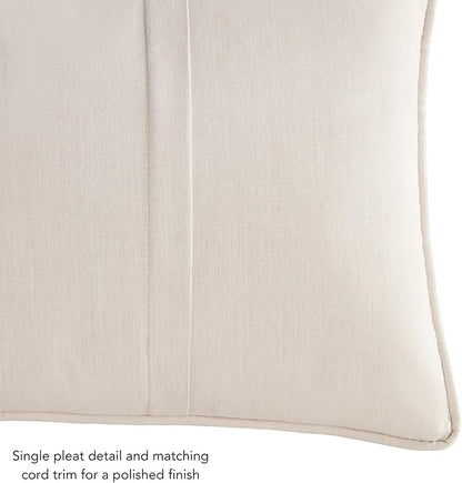 Greendale Home Fashions Sunbrella 21'' x 14'' Rectangle Outdoor Throw Pillow with Removable Cover (Set of 2), Cast Pumice