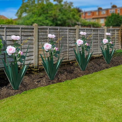 Homight Large Agave Sculpture Rustic Metal Agave Plant Outdoor Interior Decoration Outdoor Lawn Decoration Yard Wooden Posts Matching Garden Suitable for Patio