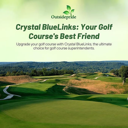 Outsidepride Crystal Bluelinks Creeping Bent Grass Seed - 5 lbs. Dense Turf Grass for Golf Greens & Putting Surfaces, Fine-Textured, Tolerant to Close Mowing for Smooth, Consistent Lawn Coverage