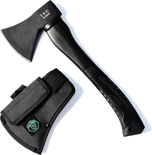 Camping Axe - Camping Hatchet with Sheath -Survival Throwing Axe - Survival Hatchets for Camping and Chopping Wood - Tactical and Survival Hatchet - Bushcraft Axe for Camping