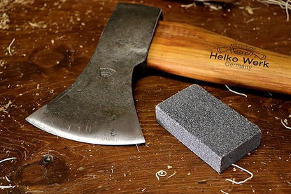 1844 Helko Werk Germany Premium Axe Care and Maintenance Kit Includes Axe Sharpening Stone, Sharpening File, Handle Oil, Head Oil, Blade Cleaner, Sand Paper, Wedges (Premium Maintenance Kit) #F8790-2