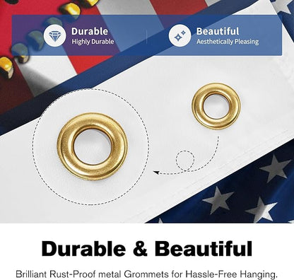 Vintage American America Usa Venezuela Venezuelan Flags For Outside Yard 3x5 Ft Double Sided Printed 100d Polyester Lightweight Garden Welcome Outdoor Banner Brass Grommets